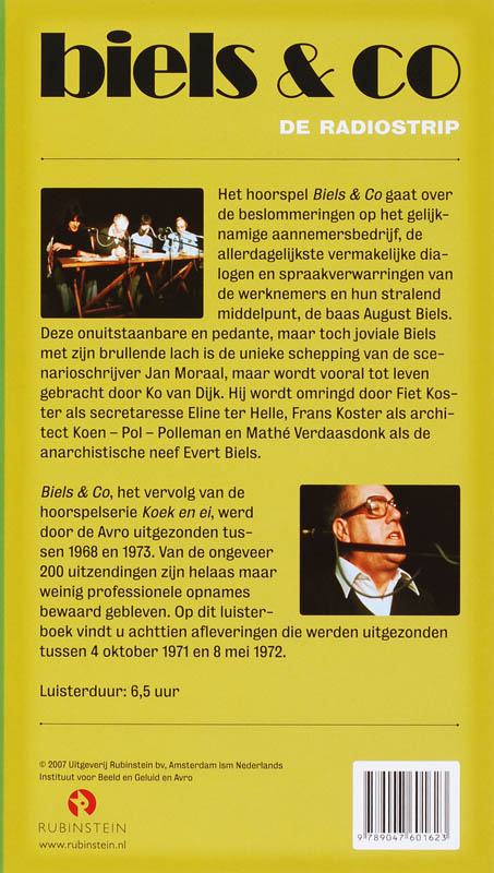 Achterkant van Biels en Co
