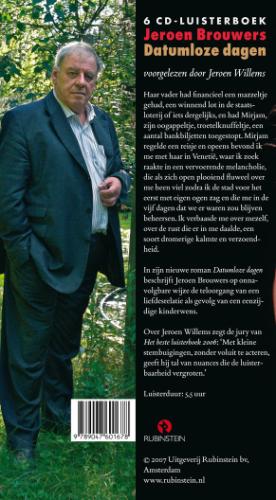 Achterkant van Datumloze dagen 6 CD'S