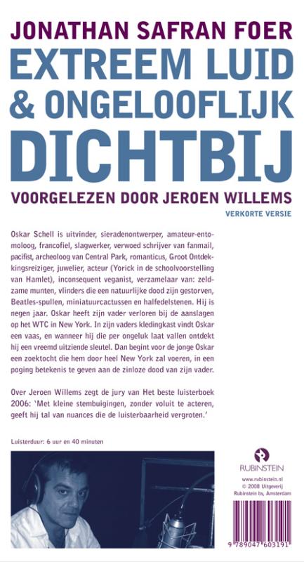 Achterkant van Extreem luid & ongelooflijk dichtbij, 6 CD'S