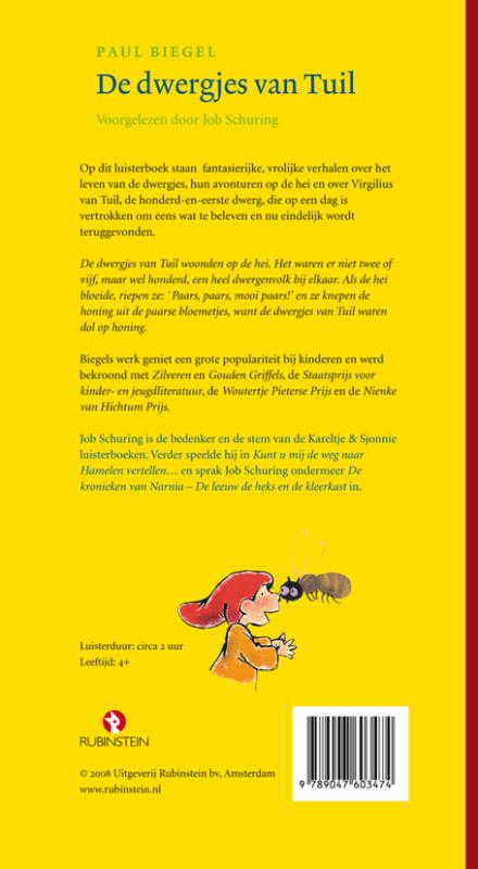 Achterkant van De dwergjes van Tuil