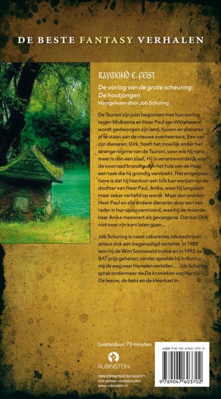 Achterkant van De oorlog van de grote scheuring, De houtjongen