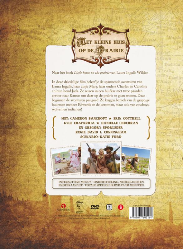 Achterkant van Kleine huis op de prairie 2 DVD's
