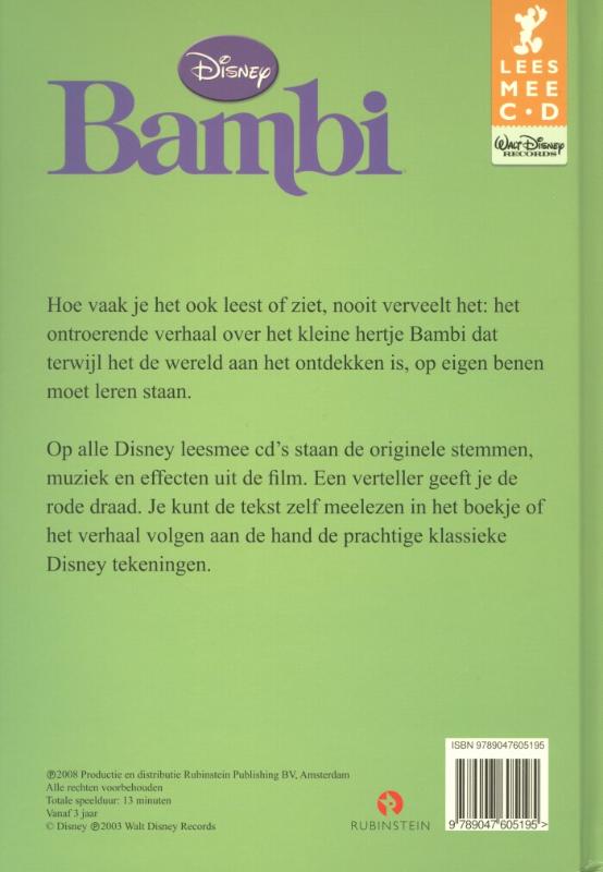 Achterkant van Bambi