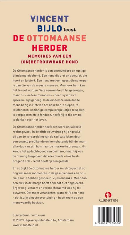 Achterkant van De Ottomaanse herder