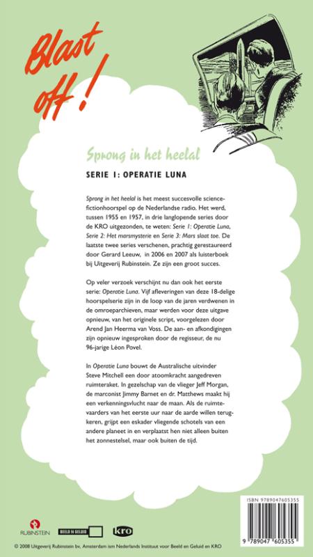 Achterkant van Operatie Luna