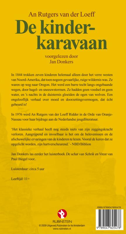 Achterkant van De kinderkaravaan, 6 CD'S