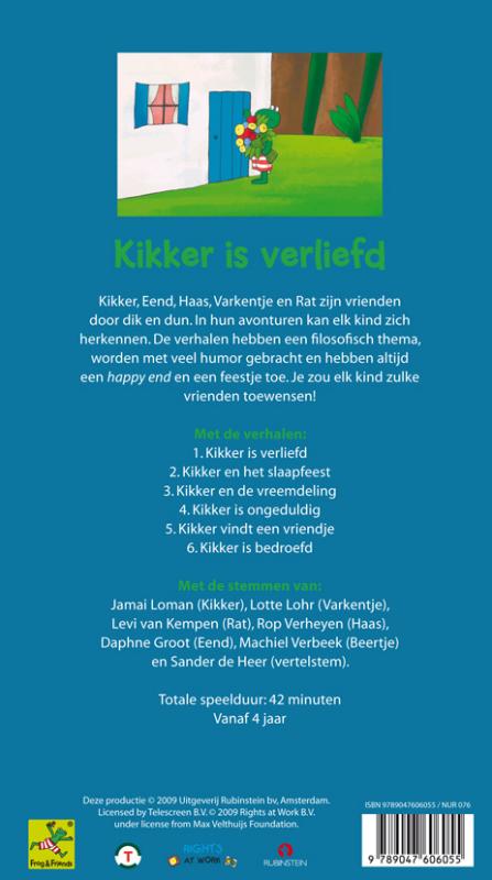 Achterkant van Kikker is verliefd