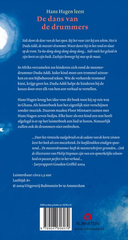 Achterkant van De dans van de drummers