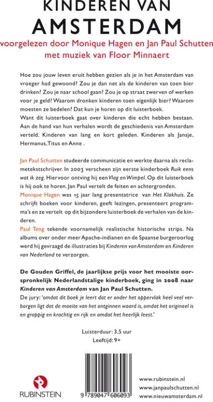 Achterkant van Kinderen van Amsterdam