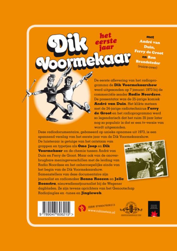 Achterkant van Dik voormekaar het eerste jaar