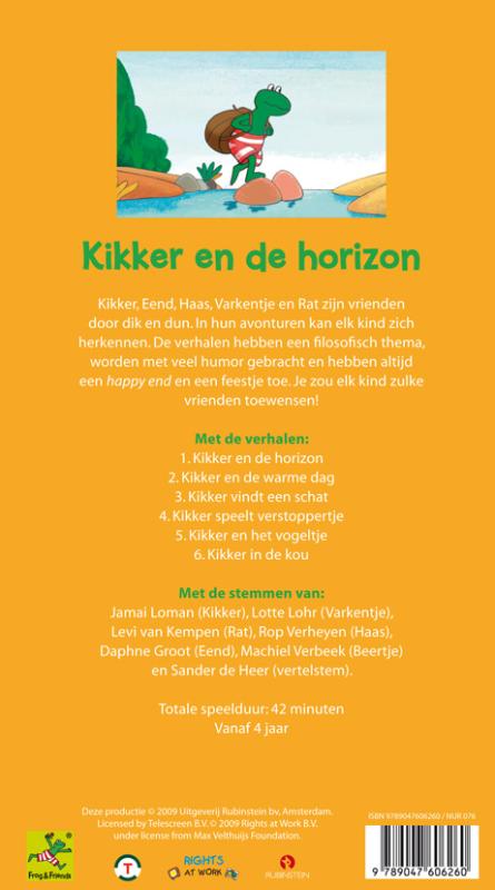 Achterkant van Kikker en de horizon