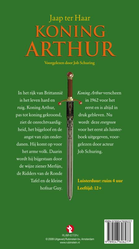 Achterkant van Koning Arthur