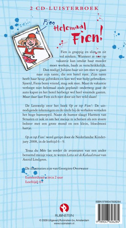 Achterkant van Helemaal Fien