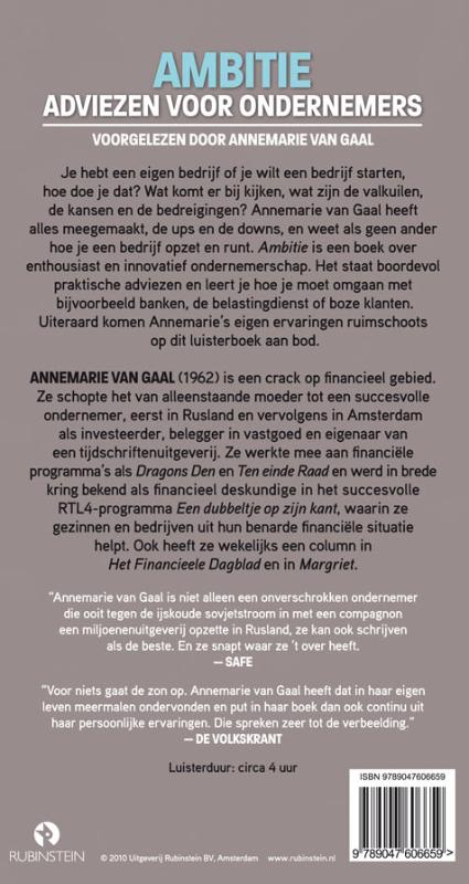 Achterkant van Ambitie