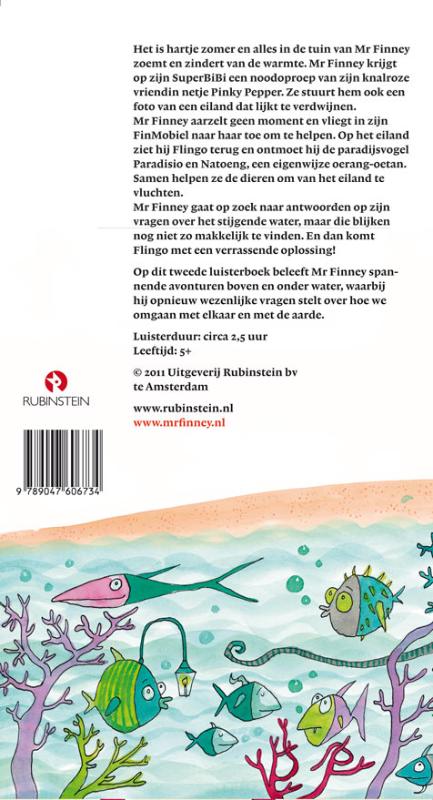 Achterkant van Mr Finney en de andere kant van het water