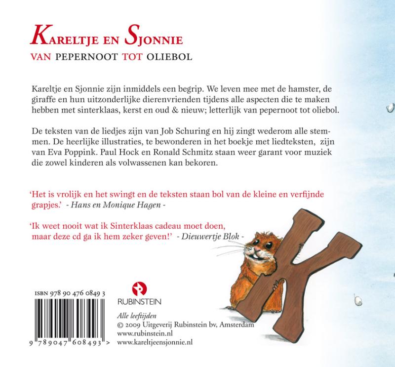 Achterkant van Kareltje en Sjonnie