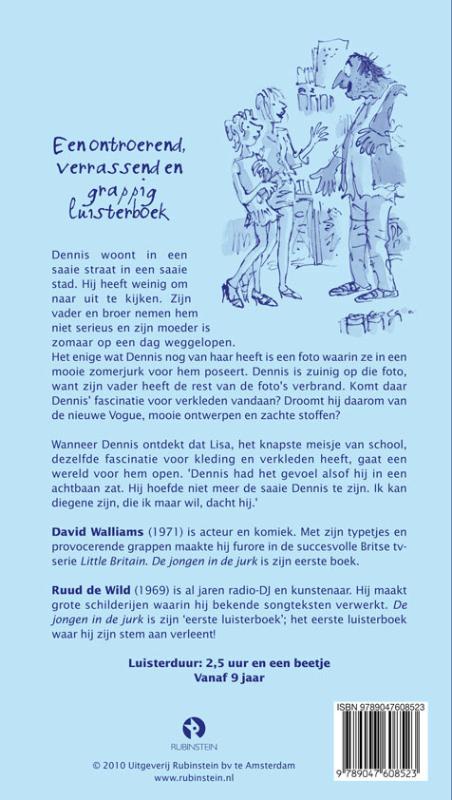 Achterkant van De jongen in de jurk 2 CD-luisterboek
