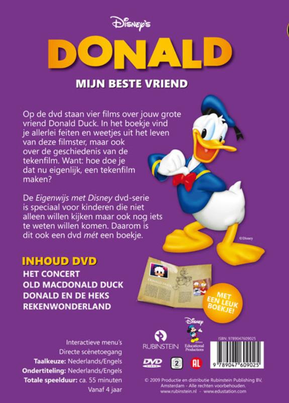 Achterkant van Donald mijn beste vriend