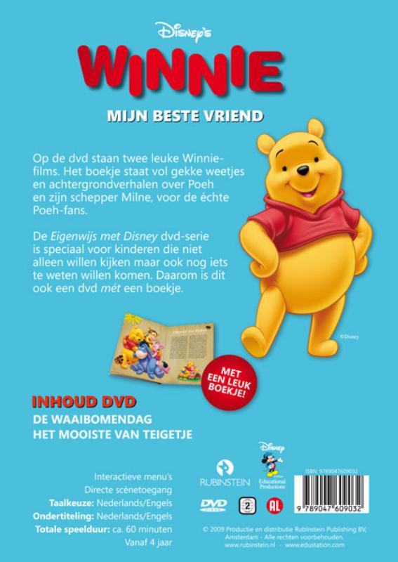Achterkant van Winnie mijn beste vriend