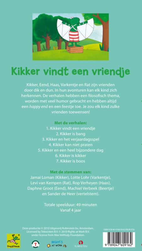 Achterkant van Kikker vindt een vriendje