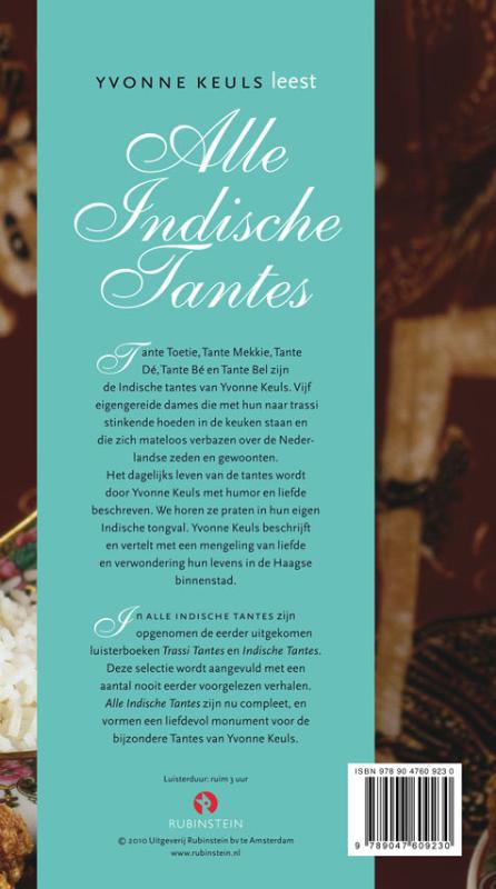 Achterkant van Alle Indische tantes