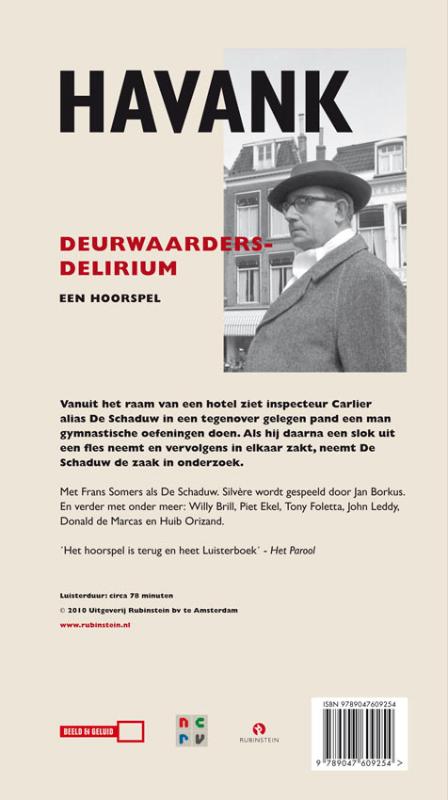 Achterkant van Deurwaarders delirium 1 CD