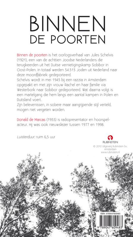 Achterkant van Binnen de poorten
