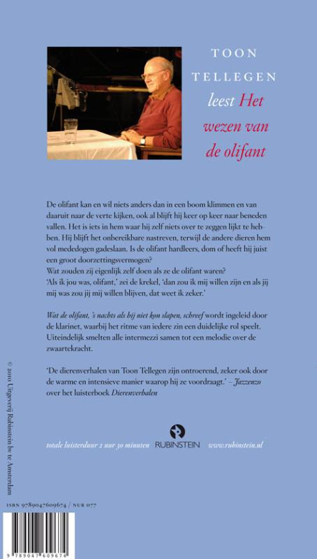 Achterkant van Het wezen van de olifant