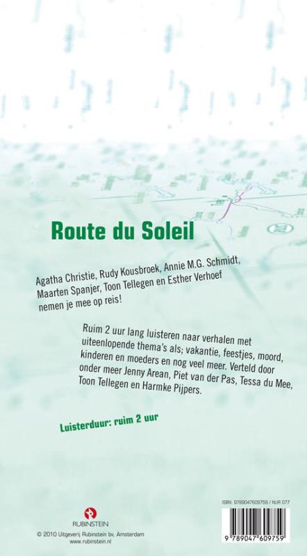 Achterkant van Route du Soleil 2 CD's