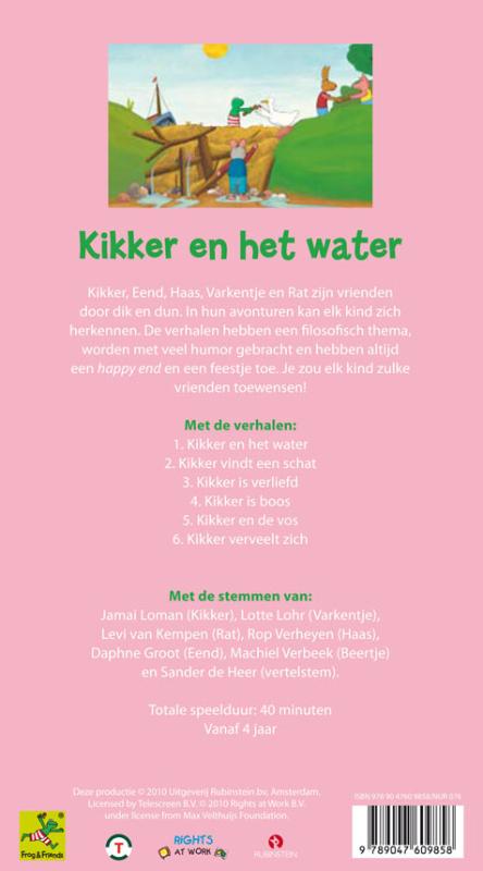 Achterkant van Kikker en het water 1 CD