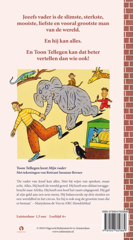 Achterkant van Mijn vader 2 CD's