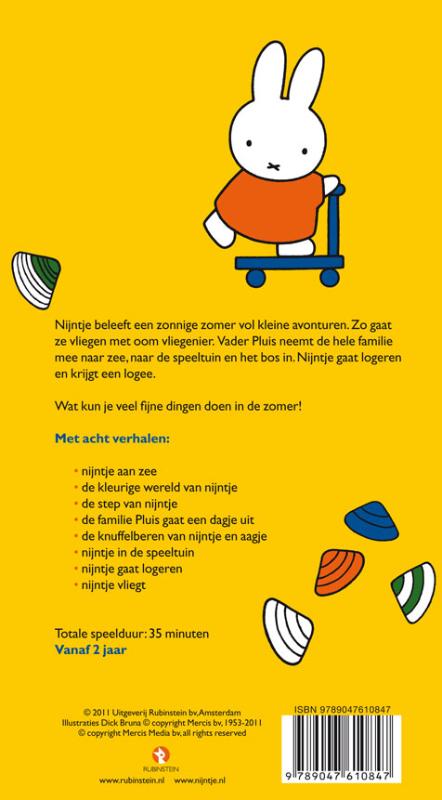 Achterkant van Zon, zee, zand: zomer met nijntje!