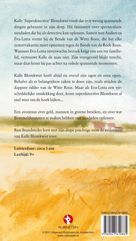 Achterkant van Superdetective Blomkwist