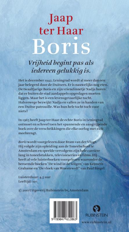 Achterkant van Boris