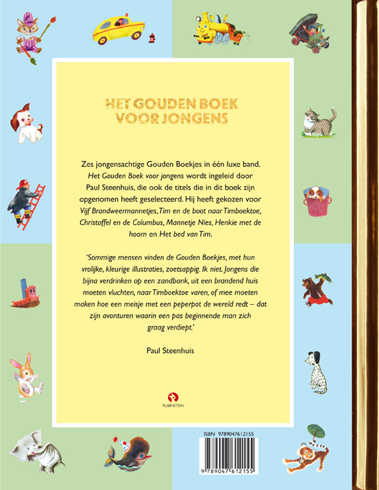 Achterkant van Het gouden boek voor jongens