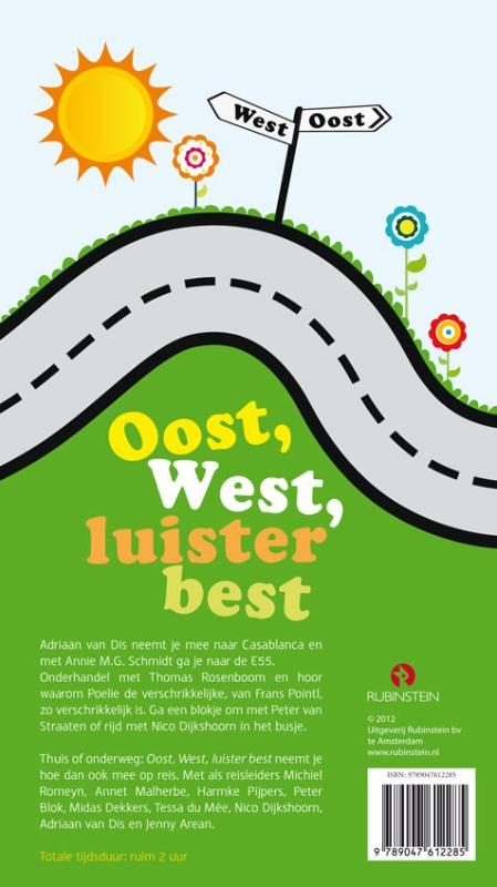 Achterkant van Oost, West, luister best
