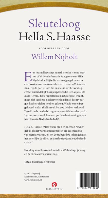 Achterkant van Sleuteloog