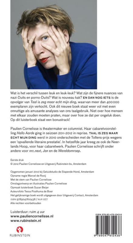 Achterkant van En dan nog iets