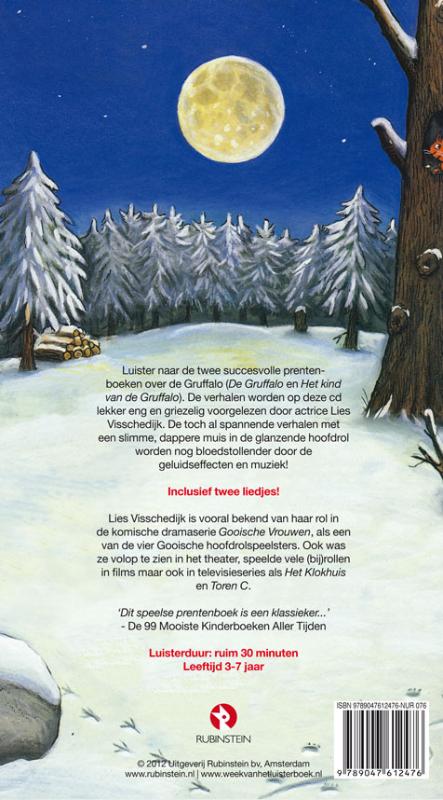 Achterkant van Het grote Gruffalo luisterboek
