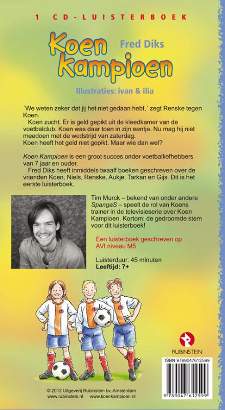Achterkant van Koen kampioen