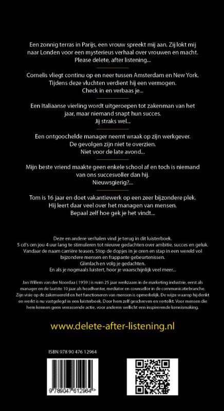 Achterkant van Delete