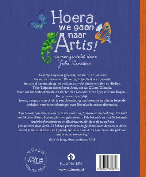 Achterkant van Hoera, we gaan naar Artis
