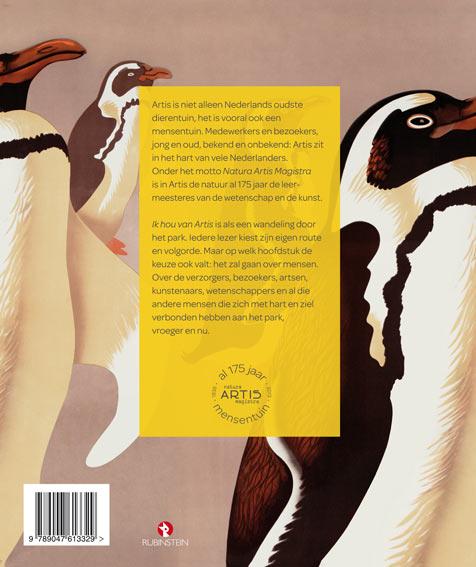 Achterkant van Ik hou van Artis