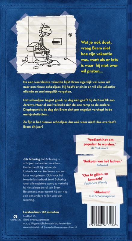 Achterkant van Vette pech
