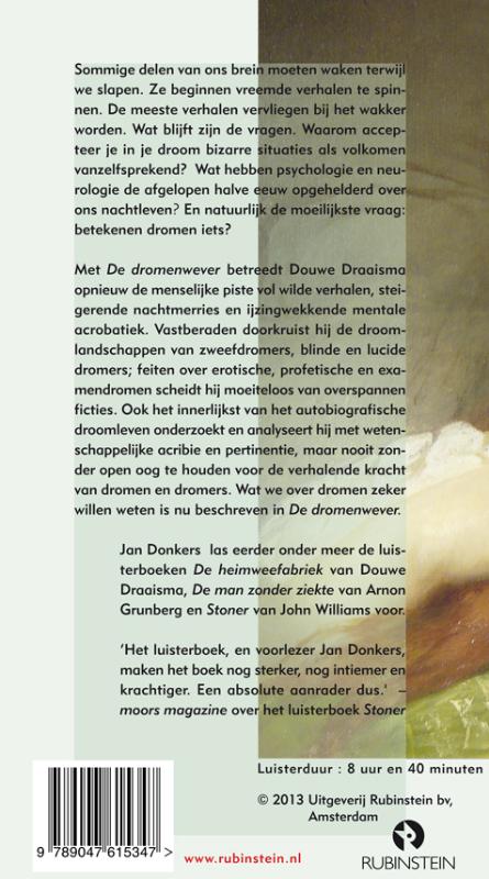 Achterkant van De dromenwever