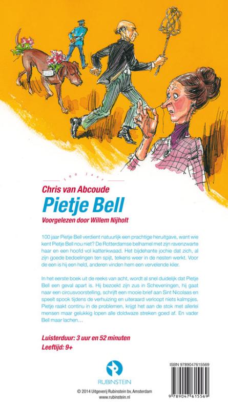 Achterkant van Pietje Bell