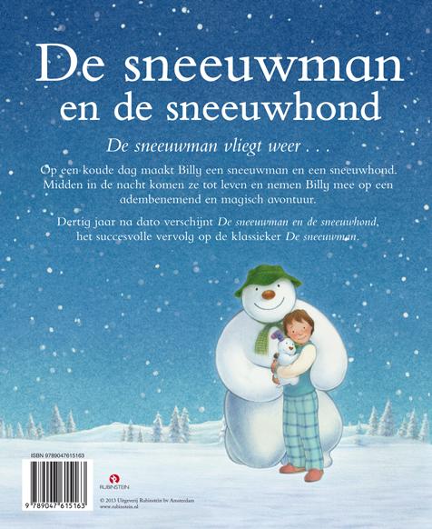 Achterkant van De sneeuwman en de sneeuwhond