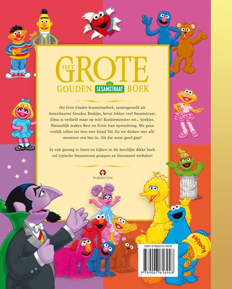 Achterkant van Het grote gouden Sesamstraatboek