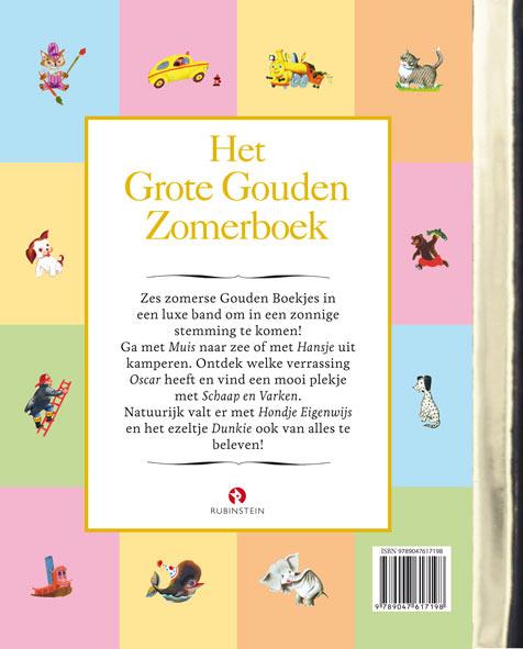 Achterkant van Het grote gouden zomerboek