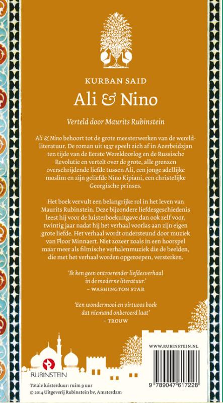 Achterkant van Ali en Nino
